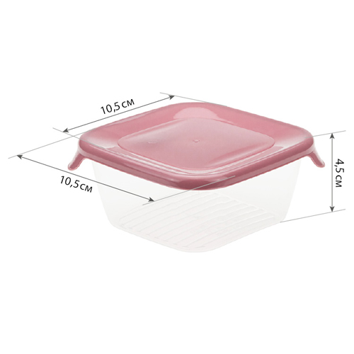 Емкость для продуктов 0.25 л IDEA ПРАКТИК М 1466, микс разноцветный