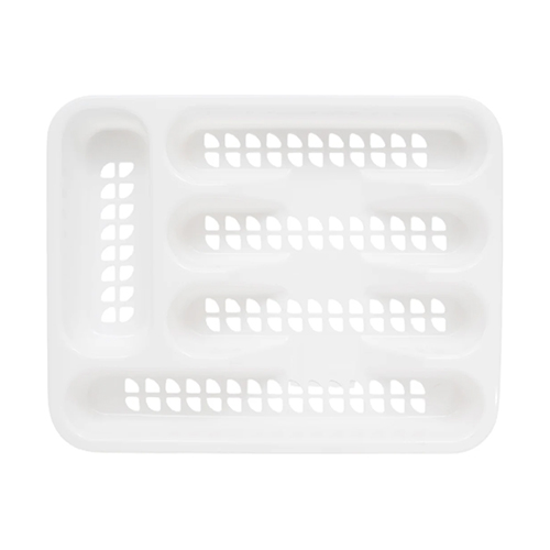 Лоток для столовых приборов вкладыш сетчатый, белый, 1/32