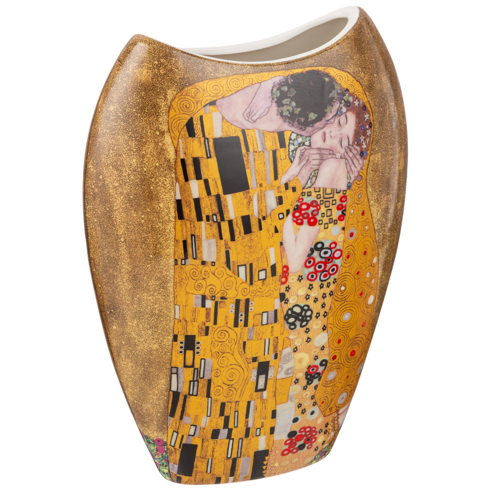 ВАЗА LEFARD, ПОЦЕЛУЙ,  Г. КЛИМТ 25, 5 СМ, ЗОЛОТАЯ, КОР=12ШТ.