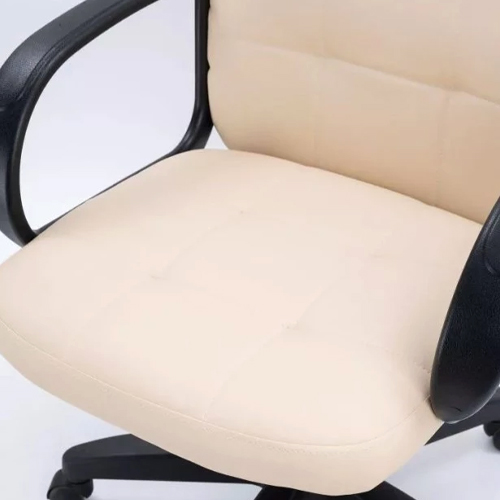 Кресло офисное, компьютерное TRON V1 экокожа Prestige, 68х52х51.5 см, темно-бежевый