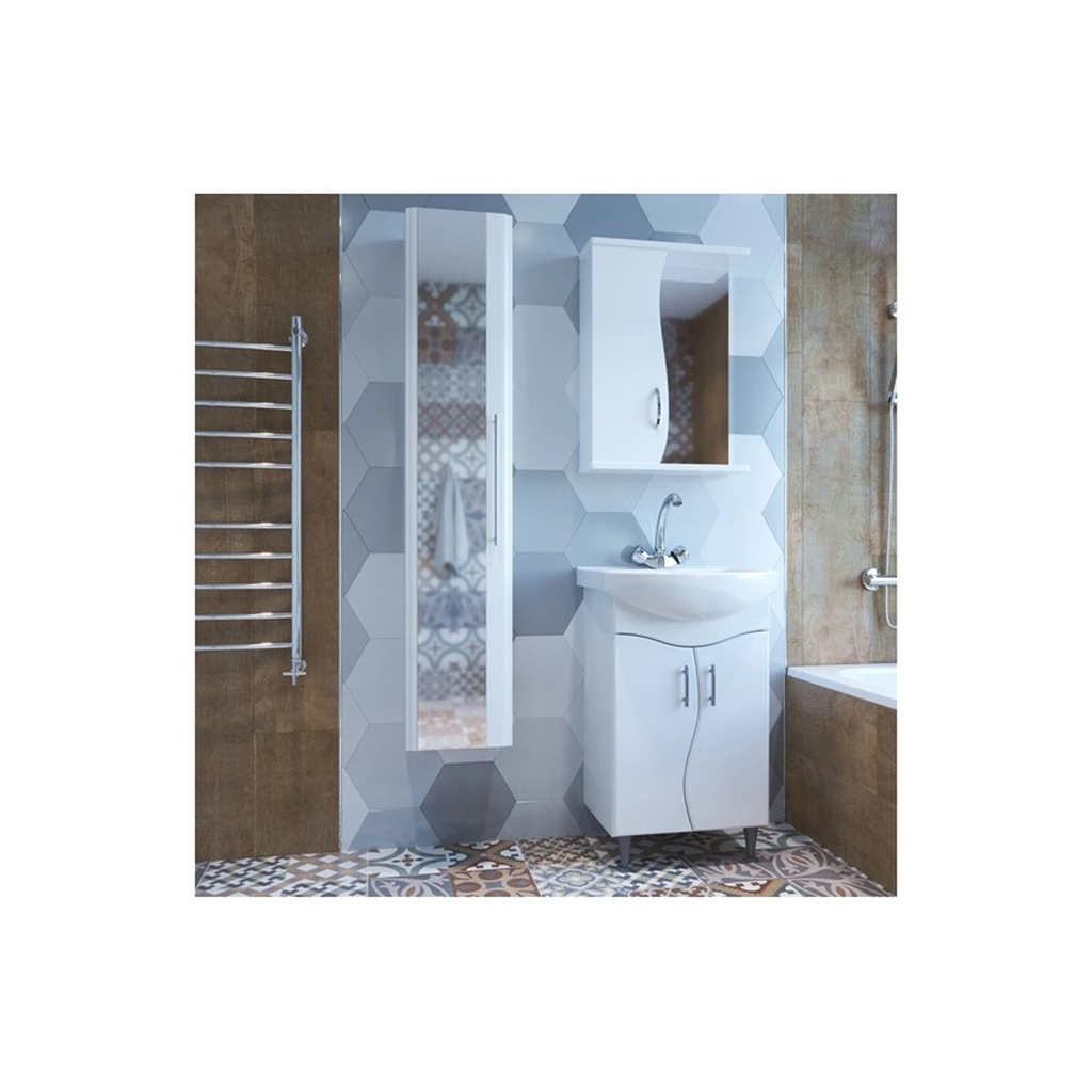 Тумба д/ванной, АНГАРА-50,  ОТДЕЛЬНО ПРИОБРЕТАЕТСЯ РАКОВИНА под рак.Уют-50, ROSA, ПВХ, раковина в комплект не входит