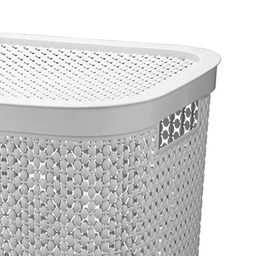 Корзина для белья 55 л IDEA ПИРУЛА М 2615, смоки