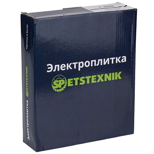 Плитка электрическая одноконфорочная 230 В, 1000 Вт., белый, 1/12