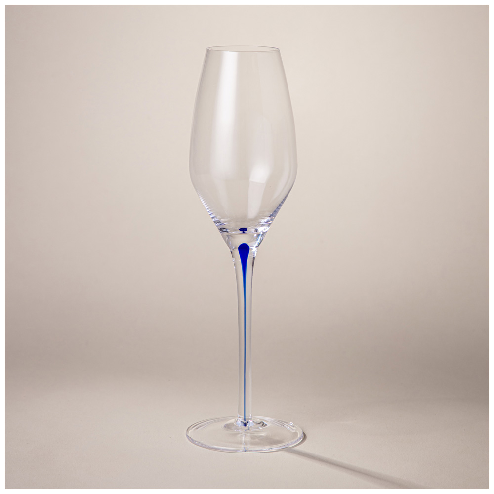 НАБОР БОКАЛОВ ДЛЯ ШАМПАНСКОГО ИЗ 2 ШТ "ACCENT" SKY BLUE 300 МЛ