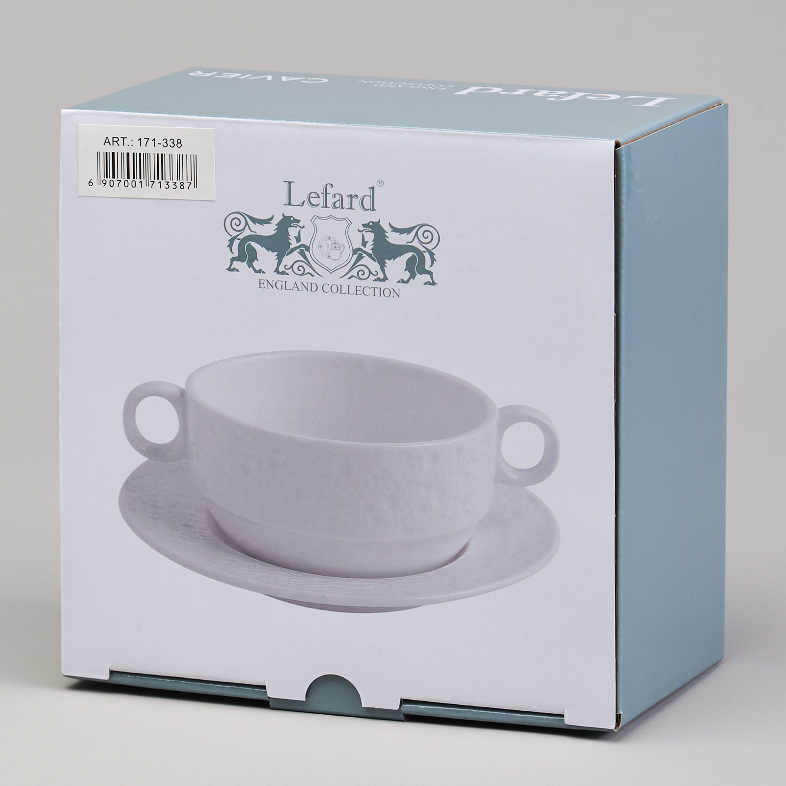 БУЛЬОННИЦА С БЛЮДЦЕМ LEFARD, CAVIER, 280 МЛ, КОР=24НАБ.