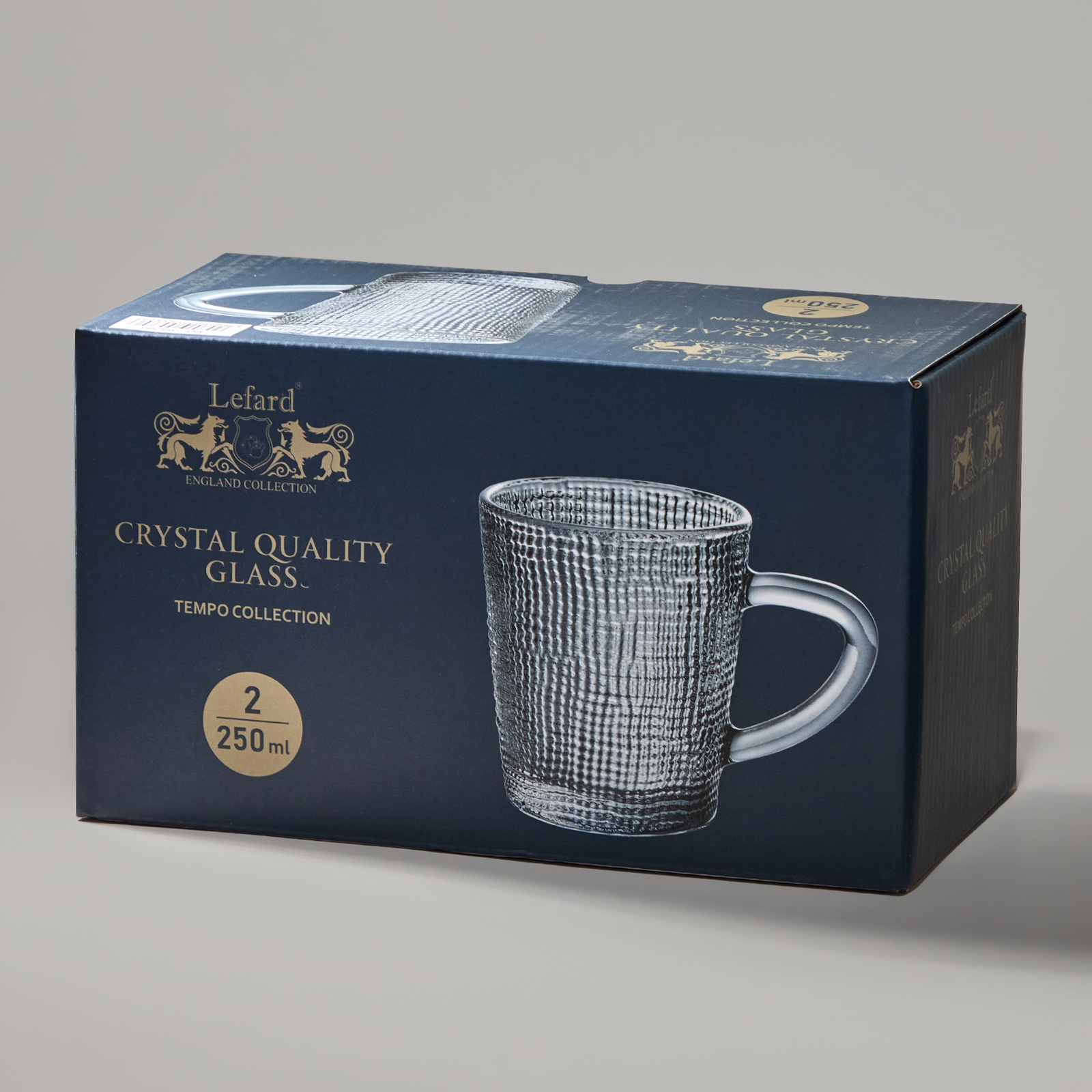 НАБОР КРУЖЕК, TEMPO, GREY 2 ШТ./250 МЛ