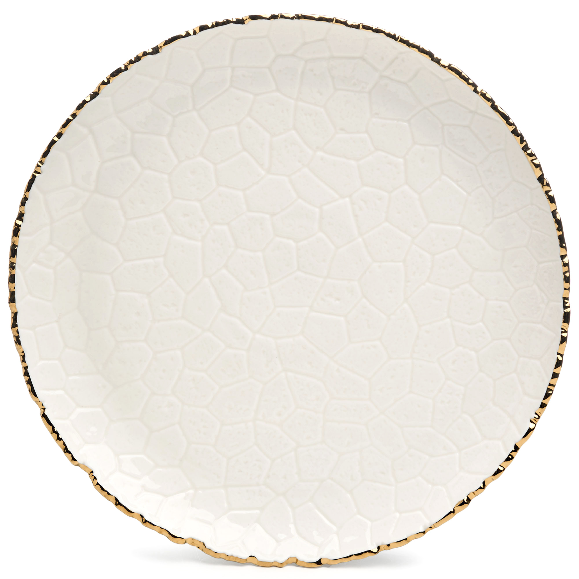 НАБОР ТАРЕЛОК ОБЕДЕННЫХ LEFARD, CHARM, 2 ШТ. 26*2, 5 СМ, С ЗОЛОТОЙ ЛИНИЕЙ