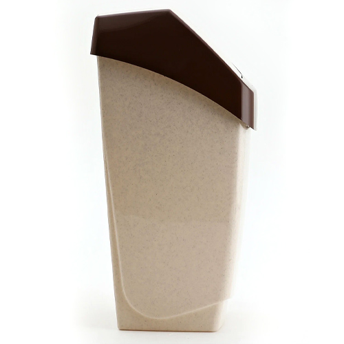 Контейнер для мусора 7 л IDEA  ХАПС М 2470, бежевый мрамор