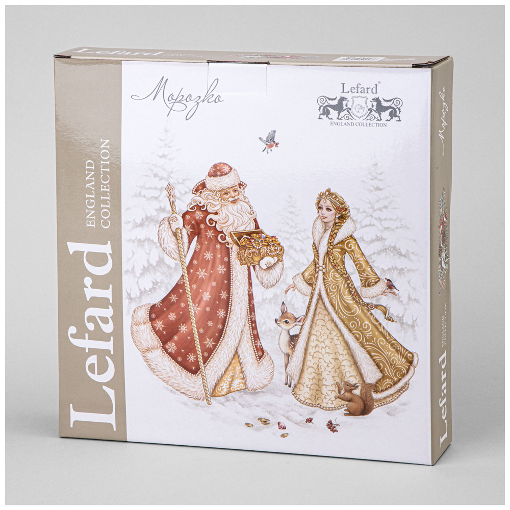 БЛЮДО LEFARD, МОРОЗКО, КВАДРАТНОЕ 25X4 CM, КОР=12ШТ.