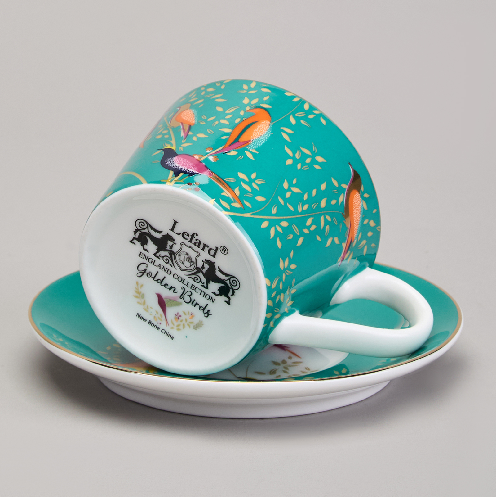 КОФЕЙНЫЙ НАБОР LEFARD, GOLDEN BIRDS, НА 2 ПЕР. 4 ПР. 120 МЛ, КОР=12НАБ.