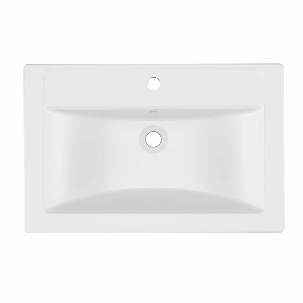 Раковина накладная, МАРГО-70, белый, MIXLINE