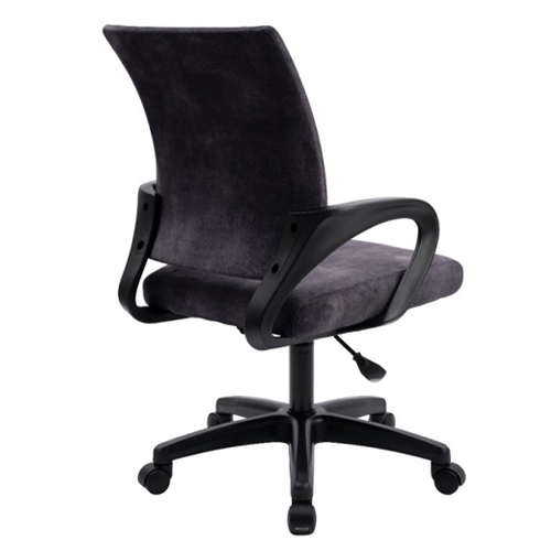 Кресло офисное, компьютерное TRON A2 велюр Standard, хром, темно-серый