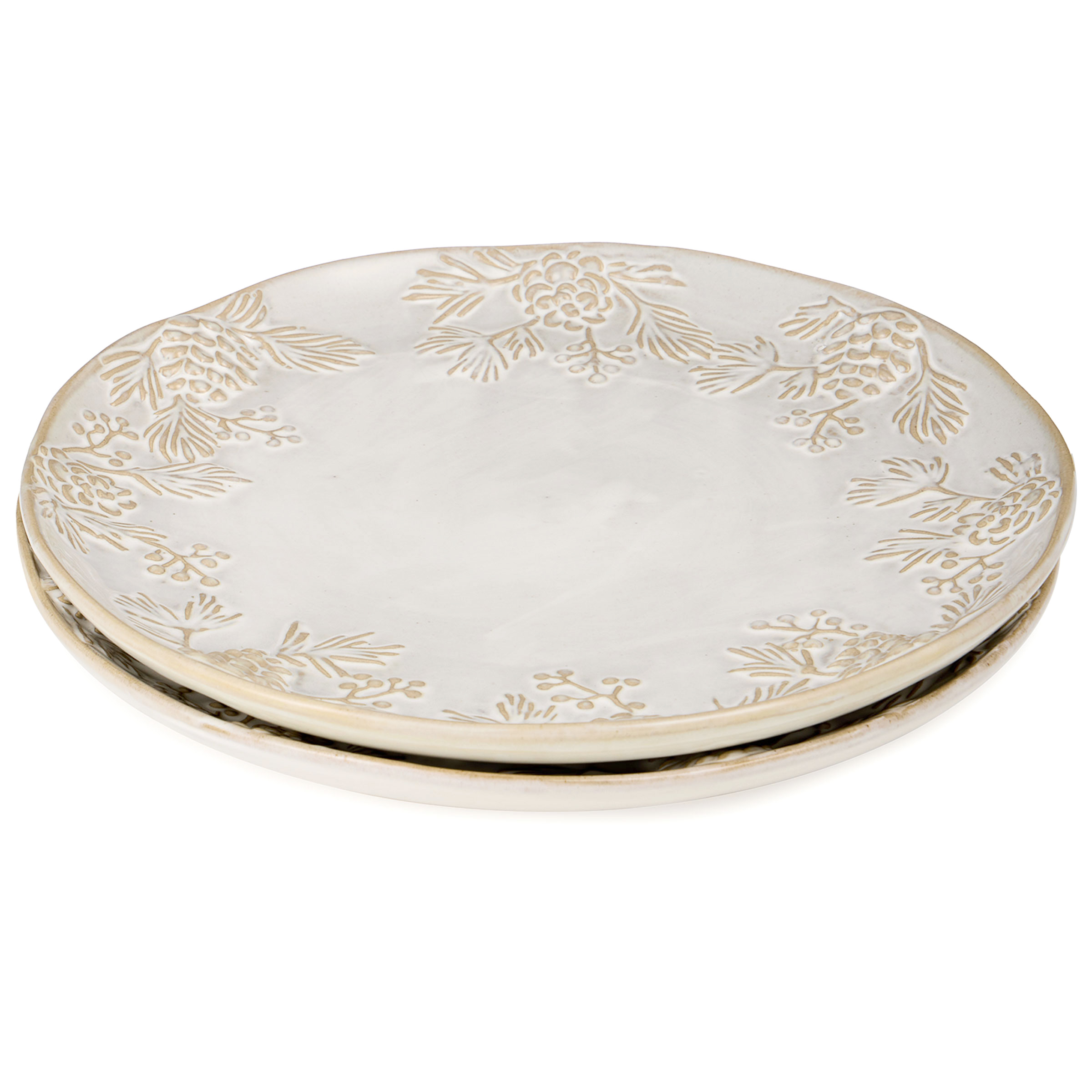 НАБОР ТАРЕЛКОК ОБЕДЕННЫХ КОЛЛЕКЦИЯ, PINE CONES,  2 ШТ. / 25*25*2, 3 СМ