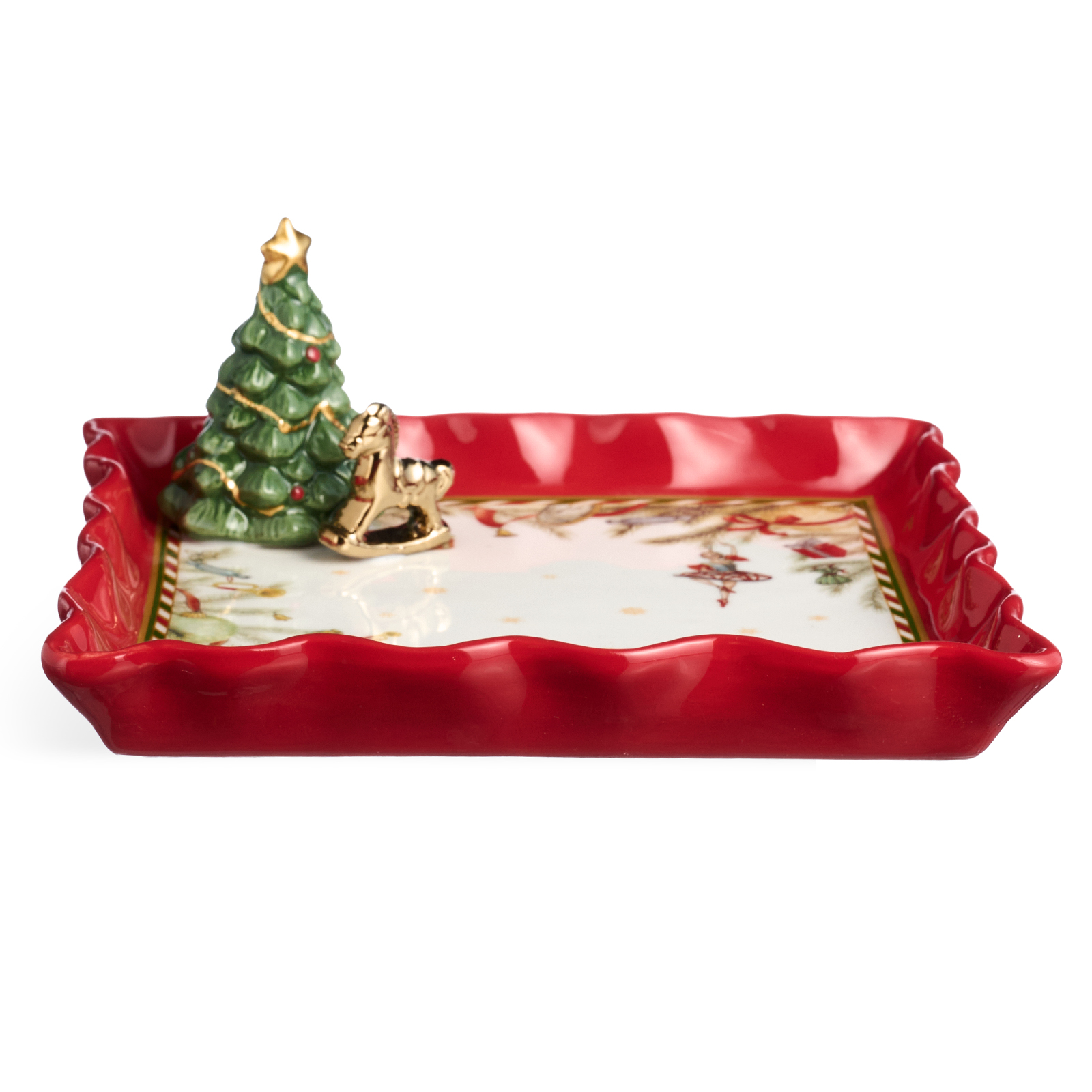 БЛЮДО СЕРВИРОВОЧНОЕ 19,4Х19,4Х8 СМ