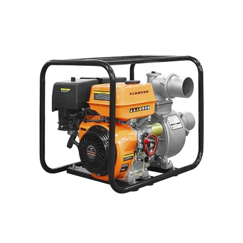 Мотопомпа Carver CGP 99100 E, 4-х тактное, 9,6 кВт/13 л.с, вх/вых.-4''/100 мм, АКБ в комплекте