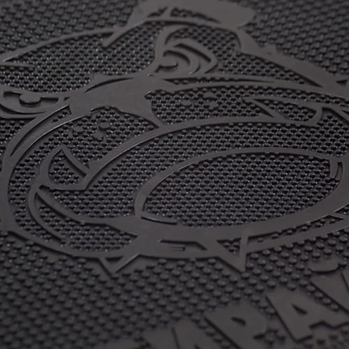 Коврик резиновый SUNSTEP Вытирайте ноги! 40 х 60 см, черный