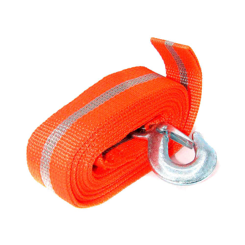 Ремень буксировочный до 5т 2 крюка, пакет длинна 4,6м STELS, 1/40