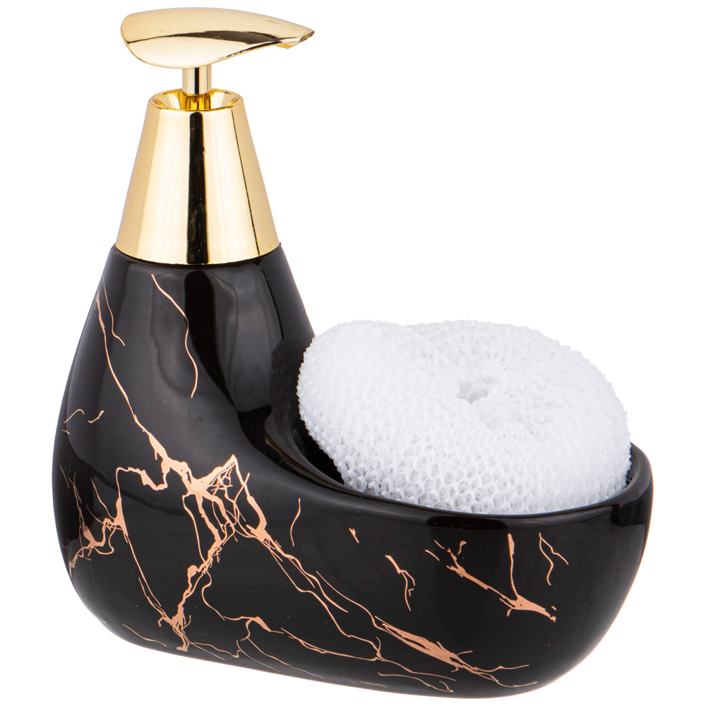 ДОЗАТОР ДЛЯ МОЮЩЕГО СРЕДСТВА, FANTASY, 350 МЛ. 11*9 СМ. ВЫСОТА=16 СМ. + ГУБКА, КОР=24ШТ.