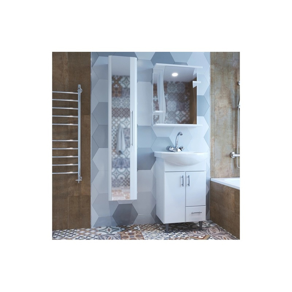 Тумба д/ванной, ВЕСТА-50,  ОТДЕЛЬНО ПРИОБРЕТАЕТСЯ РАКОВИНА под рак.Уют-50, ROSA, ПВХ, раковина в комплект не входит