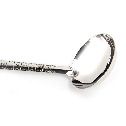 Половник из нерж. стали 46,5 см, с деревянной ручкой Узбекистан, 1/150