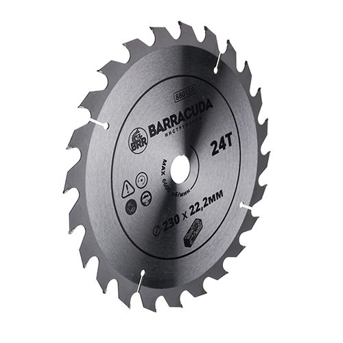 Диск пильный по дереву 230*22. 2*24T Барракуда, 1/25