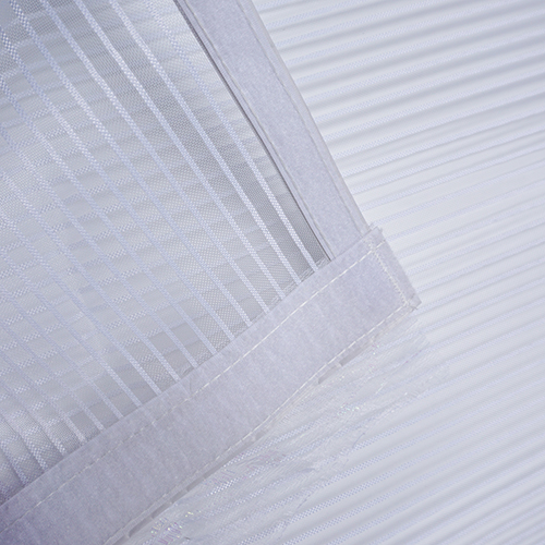 Сетка антимоскитная 100х210см, усиленная, 36 магнитов, белая, в комплекте липкая лента и гвозди, 1/10/60