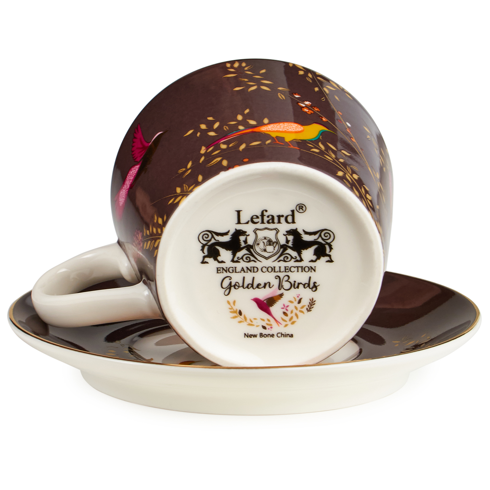 КОФЕЙНЫЙ НАБОР LEFARD, GOLDEN BIRDS, НА 2 ПЕР. 4 ПР. 120 МЛ, КОР=12НАБ.