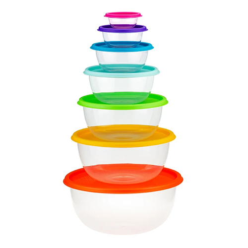 Набор мисок IDEA РАДУГА М 1310, микс, разноцветный, 7 шт