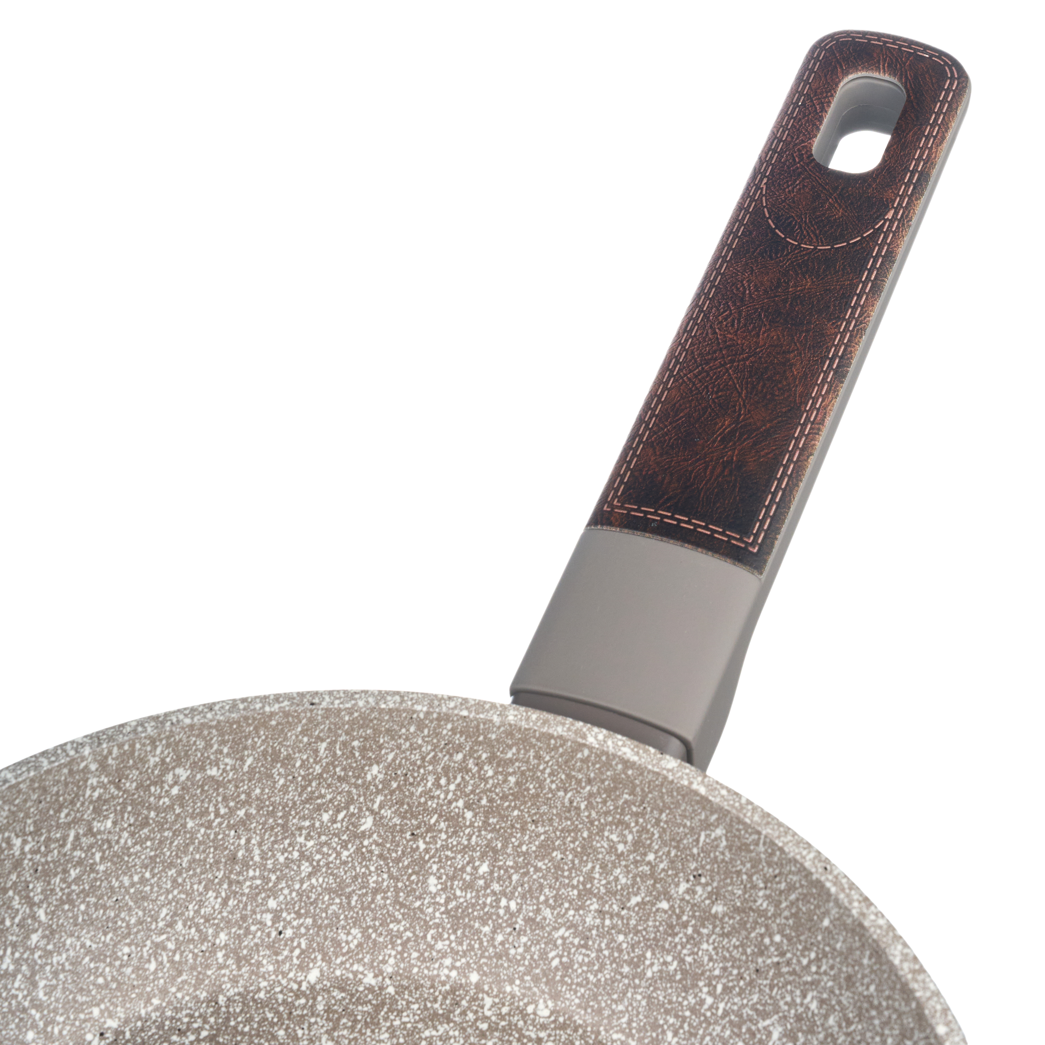 СКОВОРОДА С АНТИПРИГАРНЫМ ПОКРЫТИЕМ PFLUON MARBLE, 20*4,5 СМ