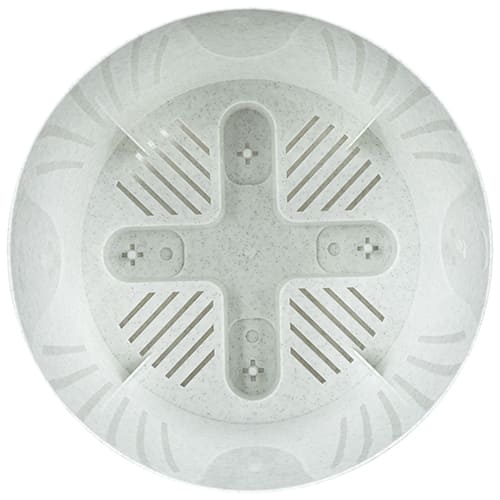 Горшок для цветов 4 л Homver Oregano 221602633/01, 200 мм, с прикорневым поливом, мраморный