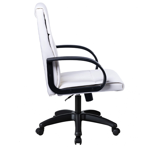 Кресло офисное, компьютерное TRON F1 экокожа Prestige, белый
