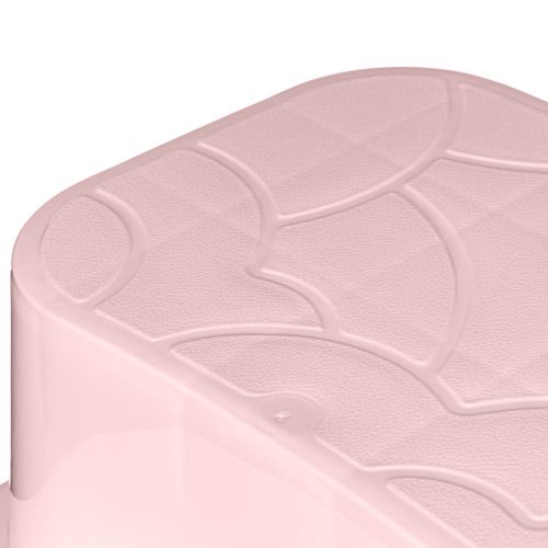 Табурет-подставка детский 340х310х205 мм, светло-розовый