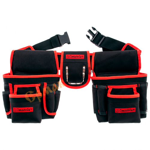 Сумка для инструмента, пояс, 20 карманов, держатель для молотка// Matrix	, 1/24