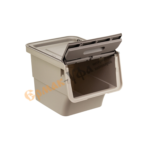 Ящик для овощей 12 л СМАРТ латте, 1/6