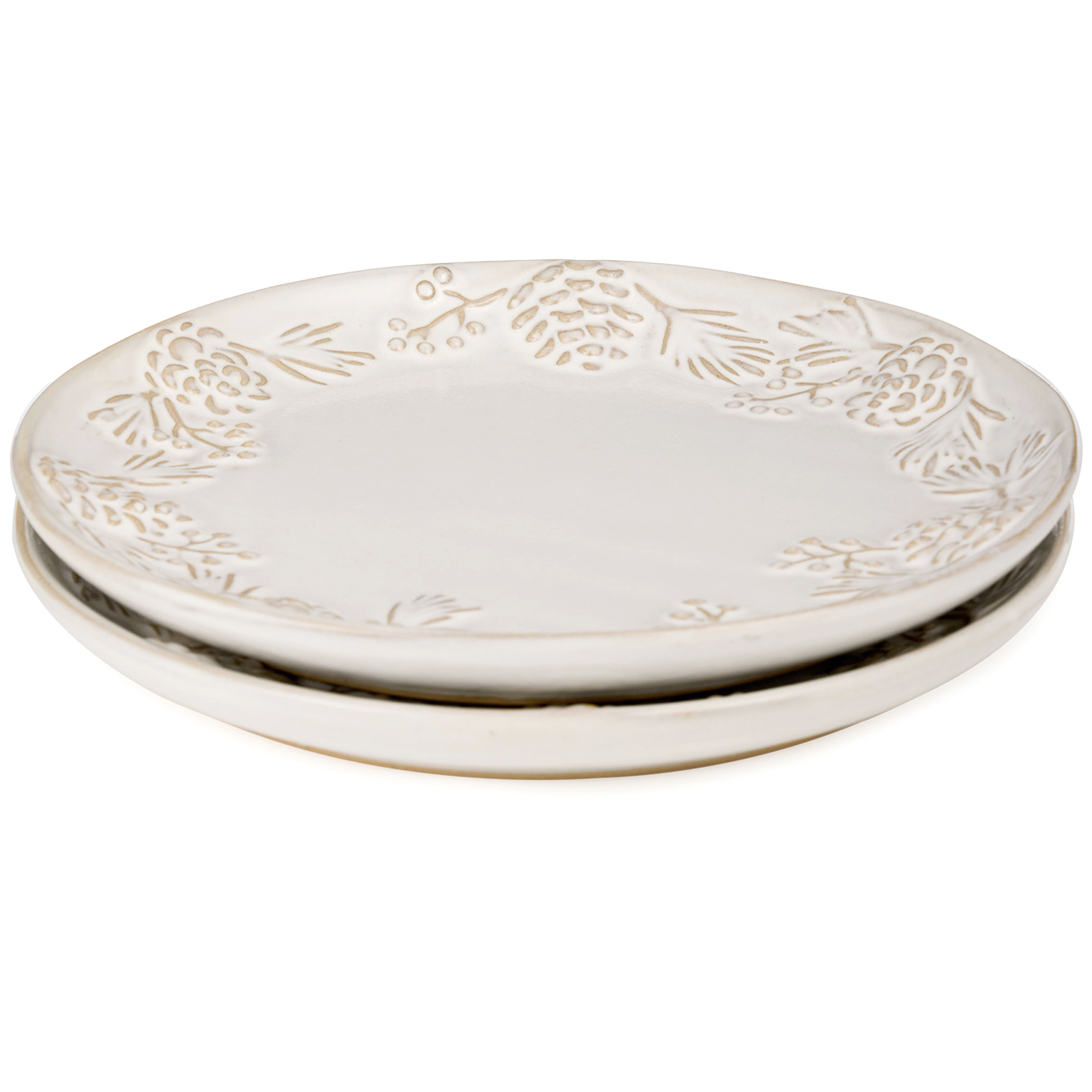 НАБОР ТАРЕЛКОК ЗАКУСОЧНЫХ КОЛЛЕКЦИЯ, PINE CONES,  2 ШТ. / 20, 7*2, 5 СМ