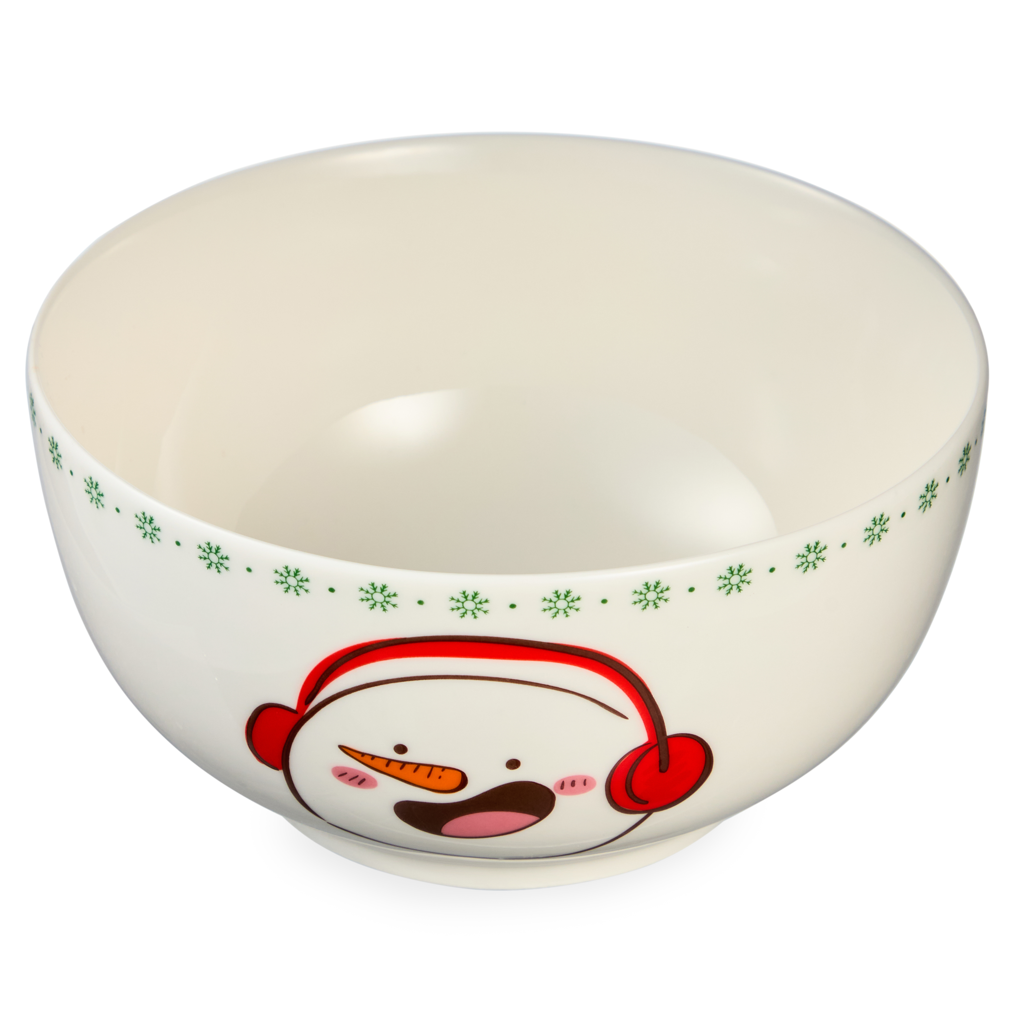 НАБОР ПОСУДЫ LEFARD, СНЕГОВИК, 2 ПР., КРУЖКА 360МЛ, САЛАТНИК 500МЛ