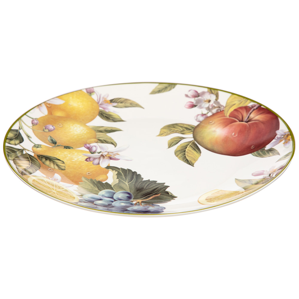 НАБОР ТАРЕЛОК ЗАКУСОЧНЫХ LEFARD, ФРУКТЫ, 2 ШТ. 20, 5 СМ, КОР=24НАБ.