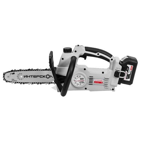 Пила электричекая цепная аккумуляторная ПЦА-10/18 В, б/щетактное 1 акк, 4Ач, Li-ion АПИ, коробка, Интерскол