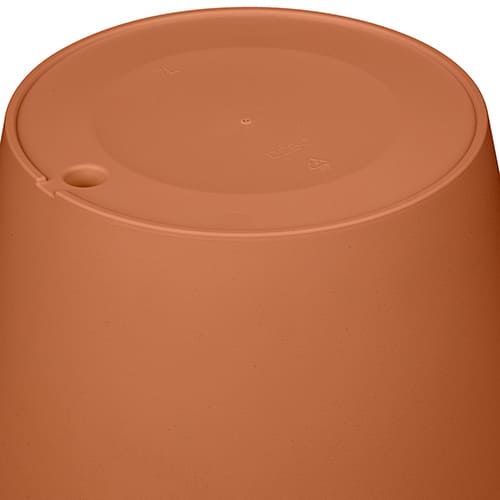 Горшок для цветов 7 л Homver Tarragon 221610532/01, 250 мм, со вставкой, терракотовый