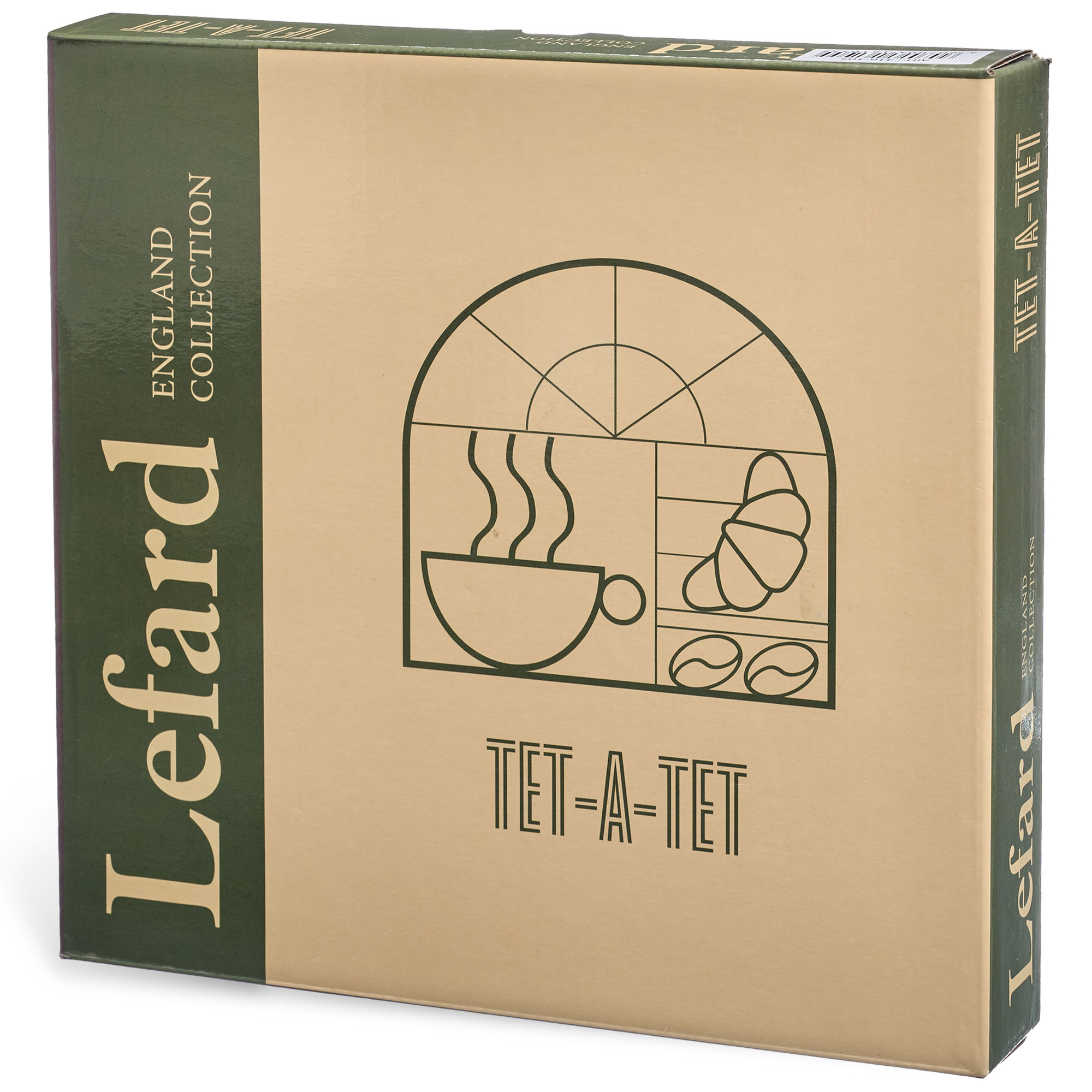 НАБОР ТАРЕЛОК ЗАКУСОЧНЫХ LEFARD, TET-A-TET, 2 ШТ. 20, 5 СМ, КОР=16НАБ.