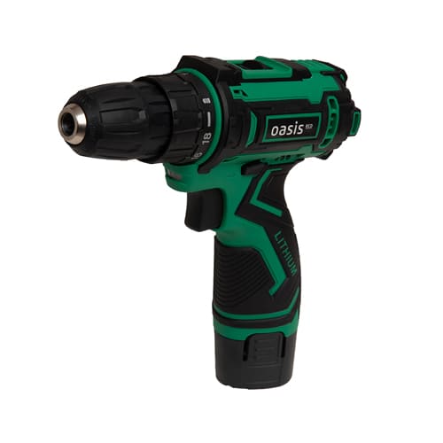 Дрель-шуруповерт аккумулятор 12V OASIS ASB-12S Eco, J, 2 аккумулятора, 1/10