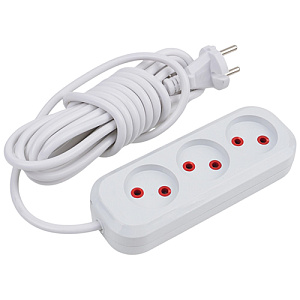 Удлинитель 3 розетки 5м, MOK3 1/40