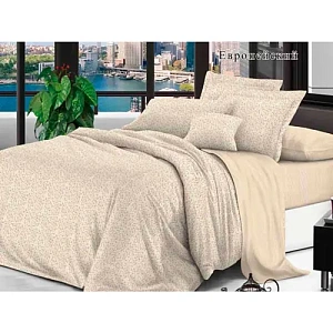 Комплект постельного белья "Sateen De Luxe" семейный, наволочки 2 шт 50х70 см, Европейский