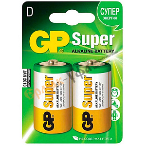Батарейка LR20 GP Super G-Tech BL-2, 2/20/240