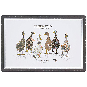 НАБОР ПОДСТАНОВОЧНЫХ САЛФЕТОК, FAMILY FARM, ИЗ 4 ШТ., 45Х30 СМ