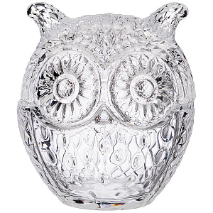 ИКОРНИЦА, СОВА, 60 МЛ. 7*6.5 СМ. ВЫСОТА=8 СМ. КОЛЛЕКЦИЯ, MUZA,  КОР=24ШТ.