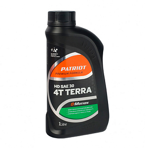 Масло минеральное PATRIOT G-Motion HD SAE 30 4Т TERRA 1л