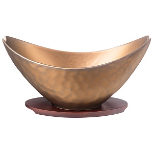САЛАТНИК НА ДЕРЕВ. ПОДСТАВКЕ BRONCO, BRONZE, 22, 5*16 СМ 1200 МЛ, КОР=12ШТ.