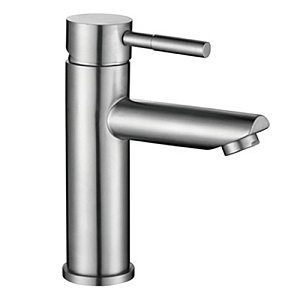 Смеситель для раковины AquaKratos AK 11403 нерж, 35 мм на гайке, без подводки, 1/12