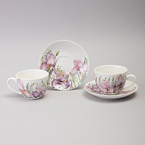 ЧАЙНЫЙ НАБОР LEFARD, IRISES, НА 2 ПЕР. 4 ПР. 275 МЛ, КОР=16НАБ.